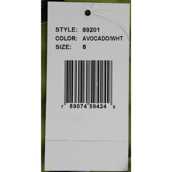 NWT Ronni Nicole Green Polka Dot Ruched Sheath Dress Size 8 - Picture 5 of 9